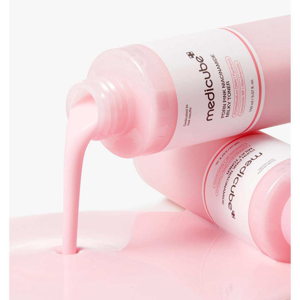 Medicube PDRN Niacinamide Milky Toner 150ml - Brightening Skin Barrier Care, Korean