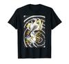 Japanese Fox Tattoo Art Nine-tailed Design. T-shirt