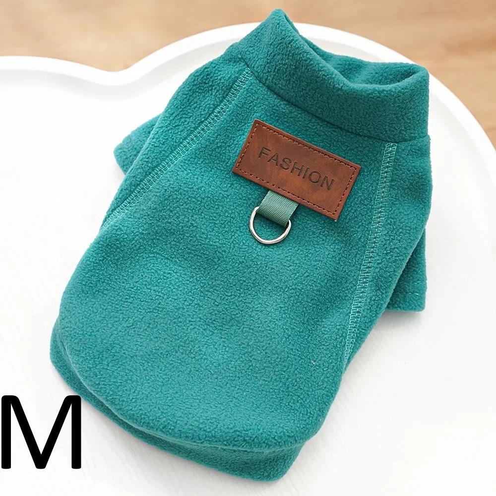 Winter Solid Color Pet Hoodie Soft Pullover Sweatshirt Fashion Warm Clothes For Small Dogs Puppy Chihuahua Cats Pet Apparel Accessories