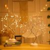 Creative LED Tree Table Lamp Copper Wire Decoration USB AA Battery Powered Night Light for Bedroom Study Indoor Home Decor Lamp