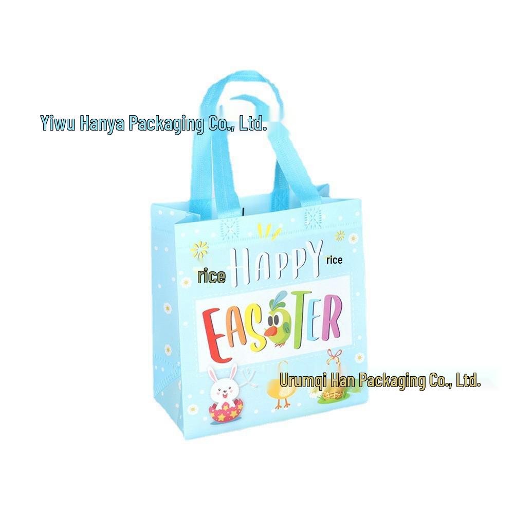 Eco-friendly Non-woven Easter Egg Rabbit Tote Bag