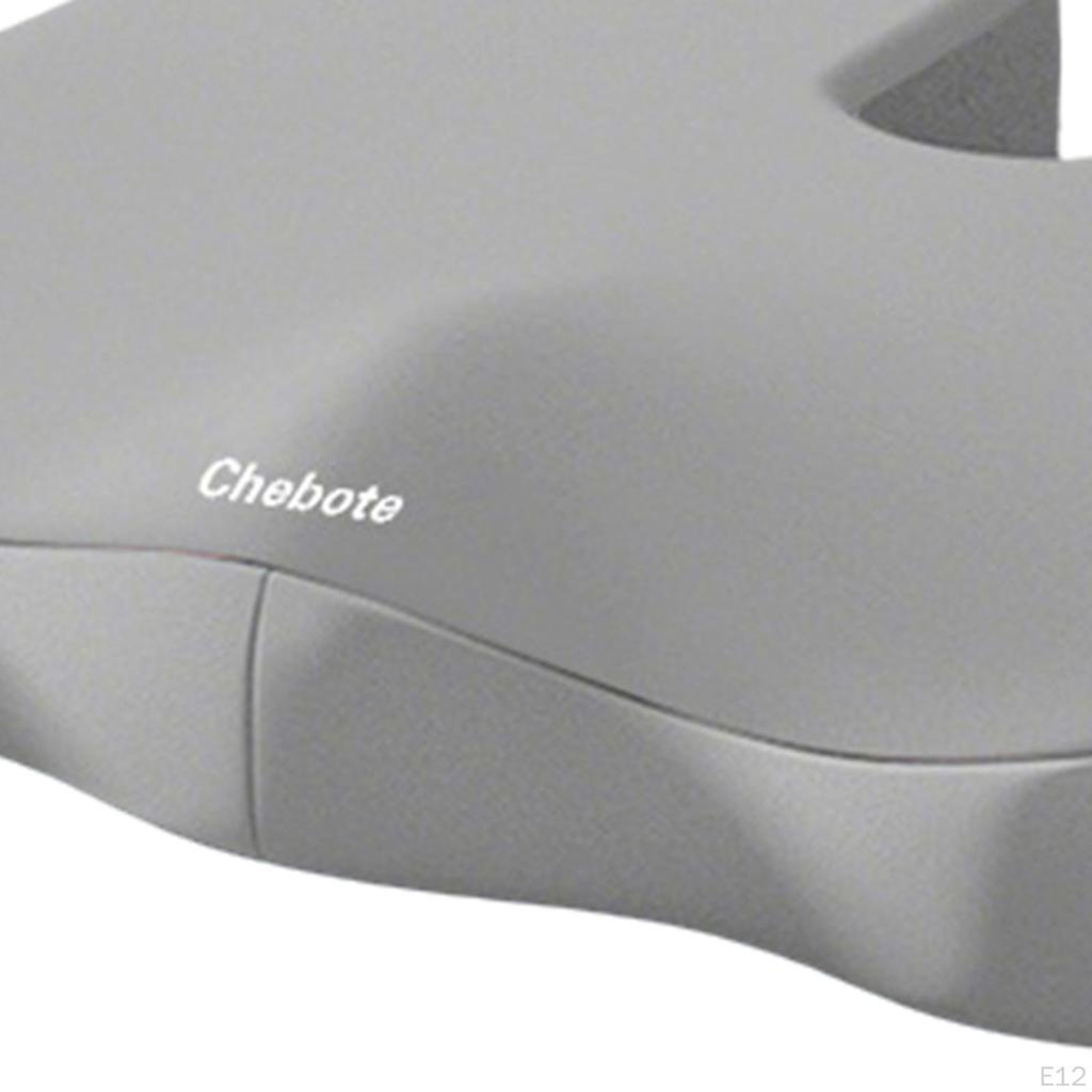 Foam Seat Cushion U Shape Ergonomic Support Breathable Polyester Filling Non-Slip Bottom for Office