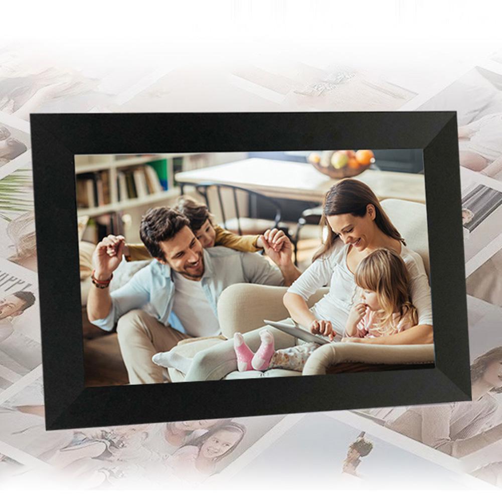 10,1palcový inteligentní WiFi digitální fotorámeček 16G s automatickým otáčením digitálního fotorámečku prostřednictvím Frameo 1280x800 IPS HD dotykové obrazovky