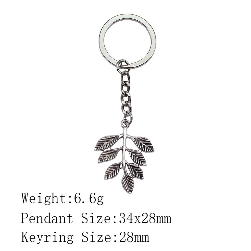 Father's Day Keychain Car Mushroom Branch Leaf Key Ring Cheap Things Key Chain For Car