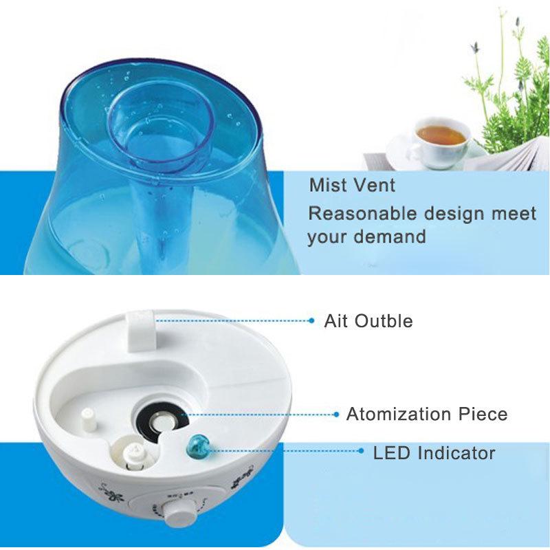 Air Humidifier Ultrasonic Aroma Diffuser Humidifier Home Essential Oil Diffuser Mist Maker Fogger