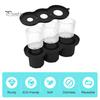 Beverage Ice Mold Silicone Cylinder Cube Tray for 20-40oz Tumbler Cup with Lid Hollow Shape Stackable Easy Release Juice Whiskey Cocktail Cubes Maker
