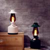 Vintage Night Light Spker IPX4 Waterproof Handheld 360 Degree Surround Sound Retro Night Light with Music
