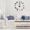 Frameless   Wall Clock Modern Mirror Wall Sticker for Home Living Room Bedroom Decor