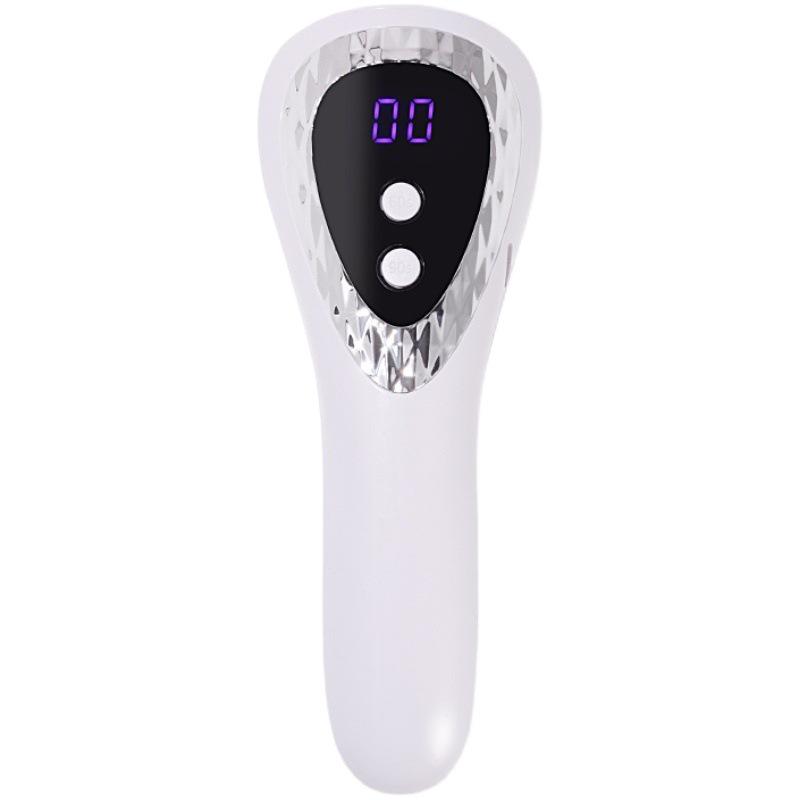 Portable Wireless Nail Art Dryer - Quick Dry, No Black Hands, Handheld Phototherapy Lamp, Japanese Display.