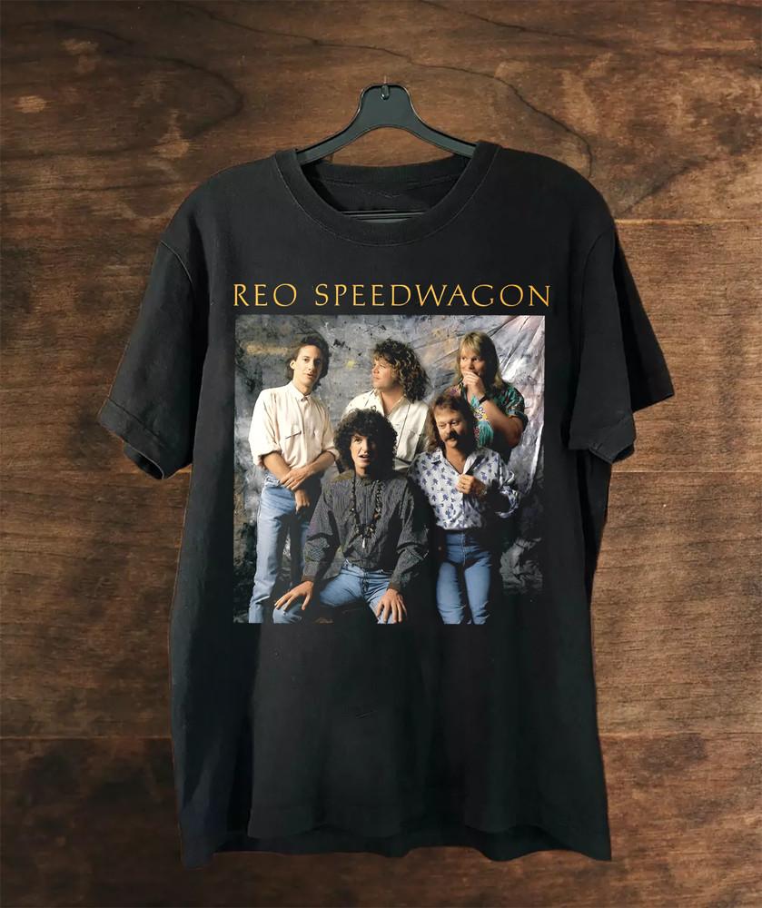 REO SPEEDWAGON tee T SHIRT black Size S-5XL Men Gifl Unisex T-Shirt XXXL