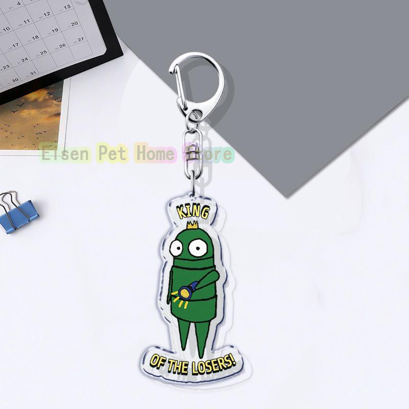 Funny Horrible Game R.E.P.O Keyrings for Accessories Bag Key Chain Ring Jewelry Fans Gifts Horror Keychain Llaveros