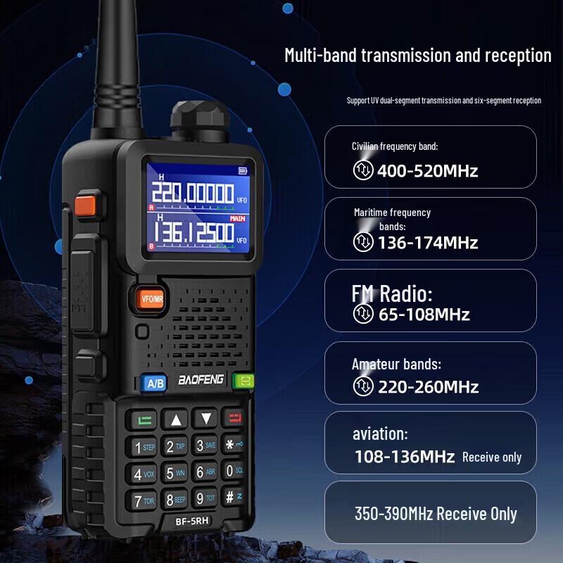 BAOFENG UV-5RH Dual-Band Handheld Walkie-Talkie (CN version)
