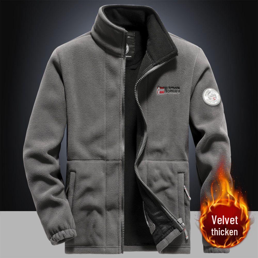 Norway 1 Outdoor Cold Protection Fleece Jacket - Plus Sizes Available! Autumn/Winter Warm & Trendy.