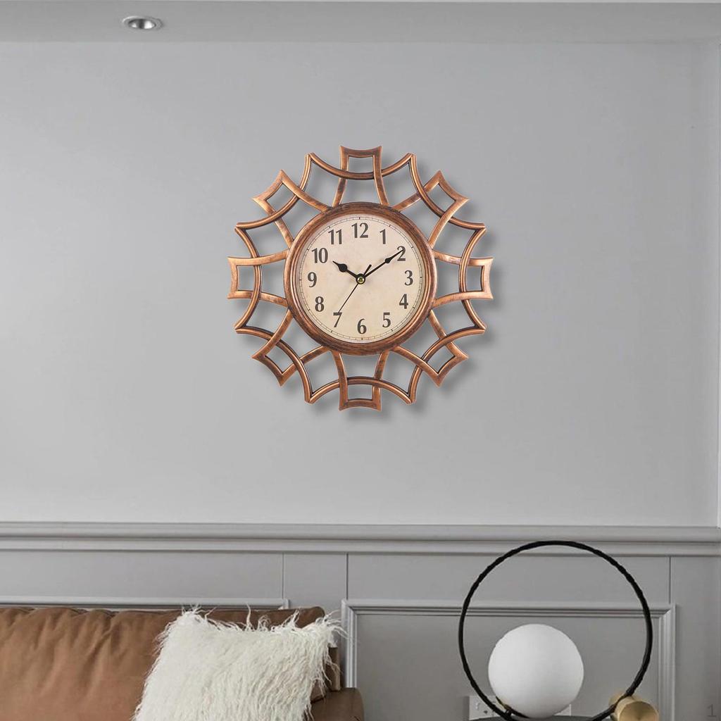 10-Zoll-Wanduhr im Retro-Stil für Wohnzimmer- und Küchen-Dekoration