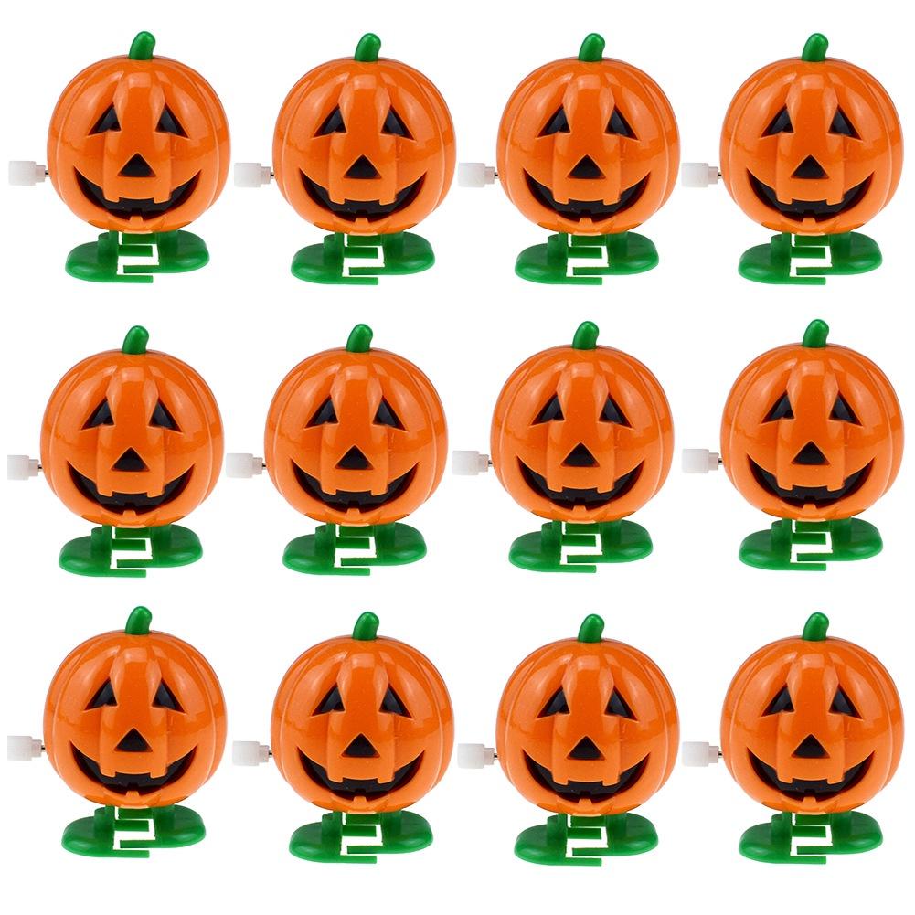 Pumpkin Exciting Windup Toy For Halloween Enhance Emotional And Intellectual Development Plastic