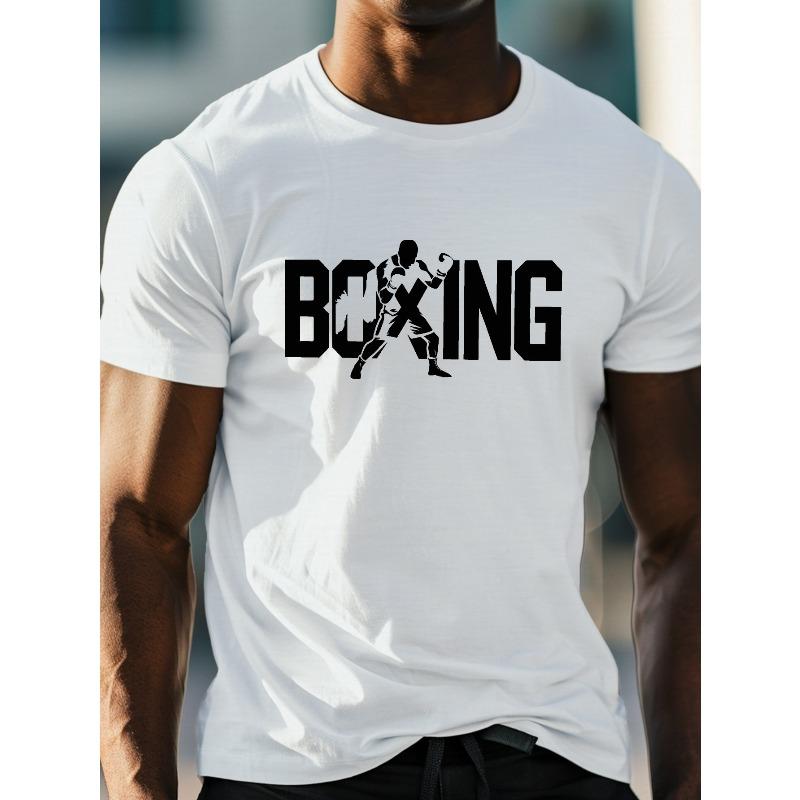 Evropská velikost Měkké Lehce Pružné Polyesterové Letní Tričko, S Kulatým Výstřihem Krátký Rukáv Grafický Potisk Trička Pro Muže, Klasické Ležérní Vrchní Díly Na Výlety