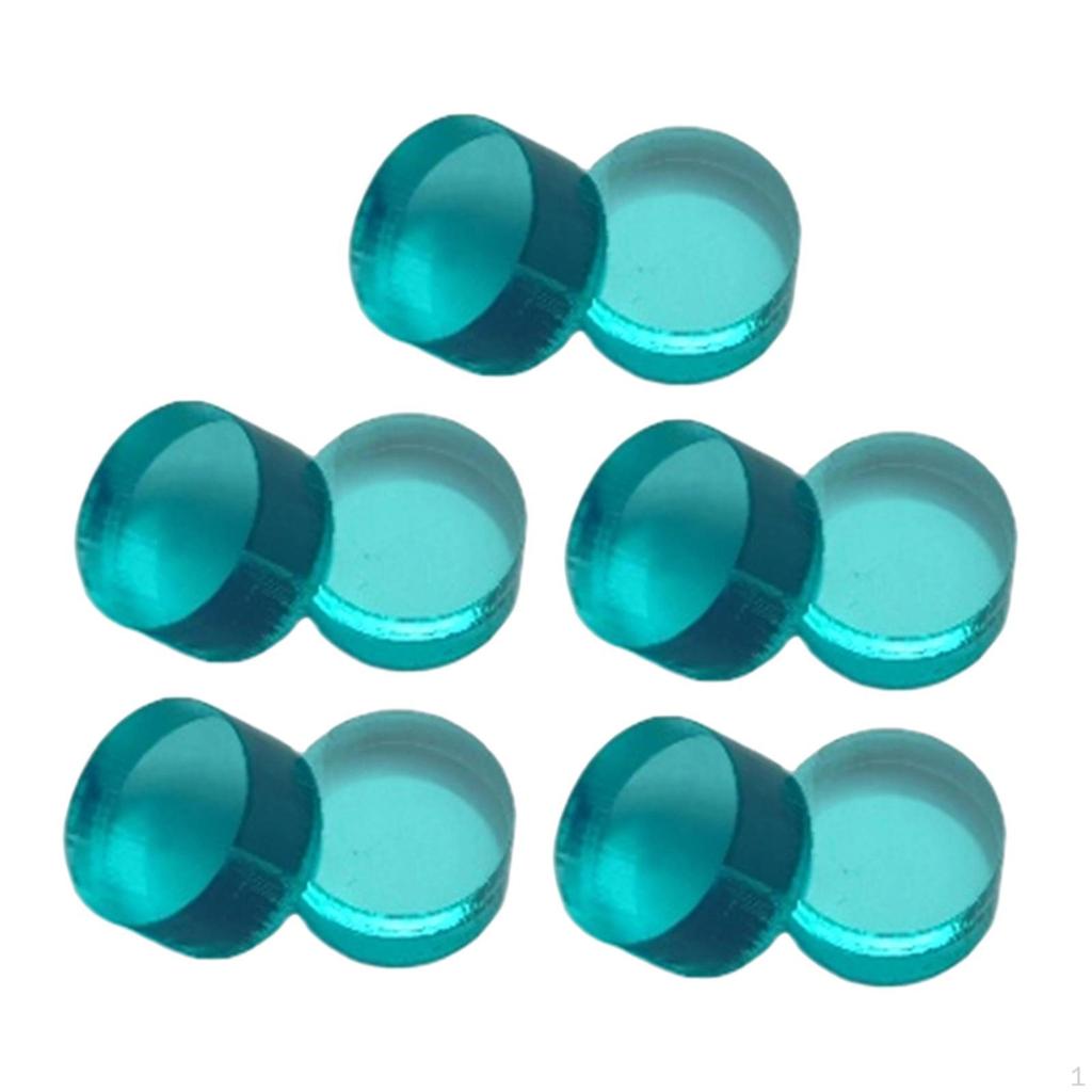 10 Pcs Clear Pool Cue Tips for Billiard