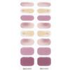 Self-Adhesive Gel Nail Stickers Full Nail Wraps Nail Decals Semi-Cured Polish Strips Nail Art Decoration for Women Girls
