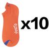 10 paia di calzini da donna di alta qualità in cotone traspirante bassi corti casual sportivi anti-usura moda calzini antiscivolo da strada per quattro stagioni