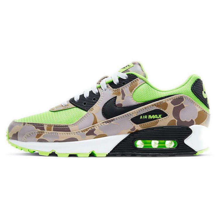 

Кроссовки унисекс Nike Air Max 90 Green Camo Ghost-Green Black Duck-Camo CW4039-300