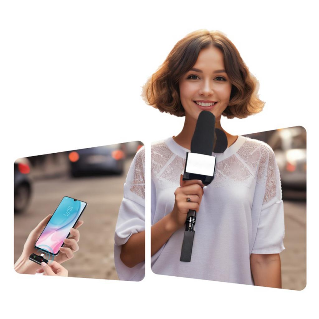 Wireless Microphone Adapter Converter Wired To Wireless Mic System for Recording and Performance