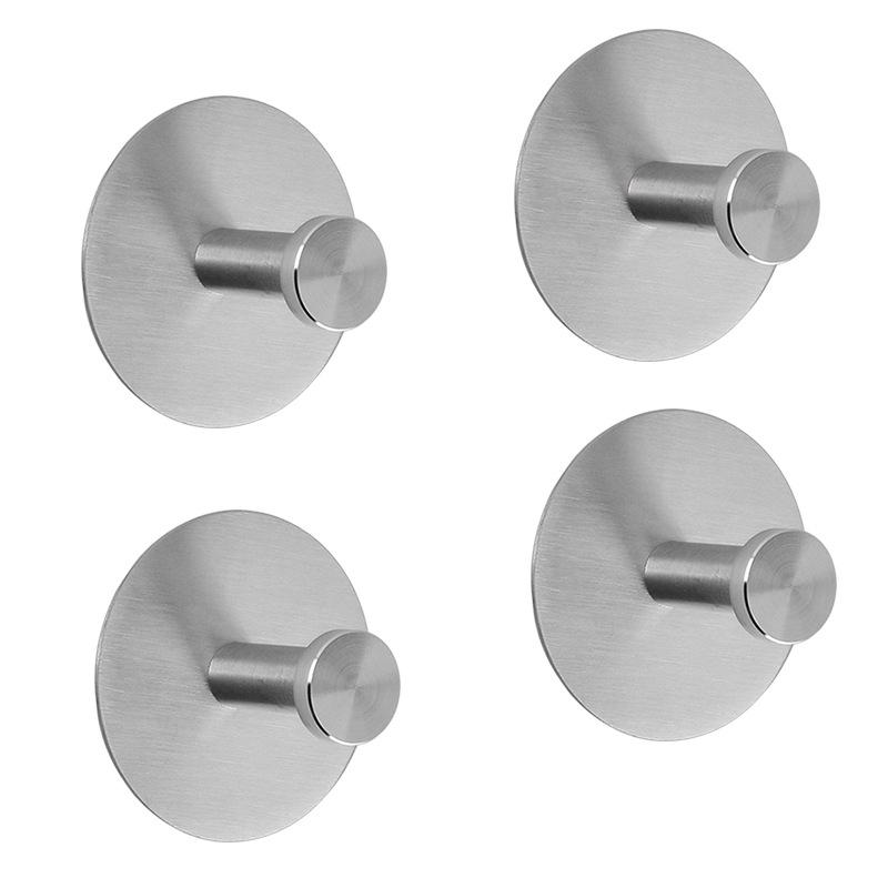 Stainless Steel Wall Mounted Multifunction Rustproof Bathroom Towel Hanger Hook for Shower and Coat Hooks