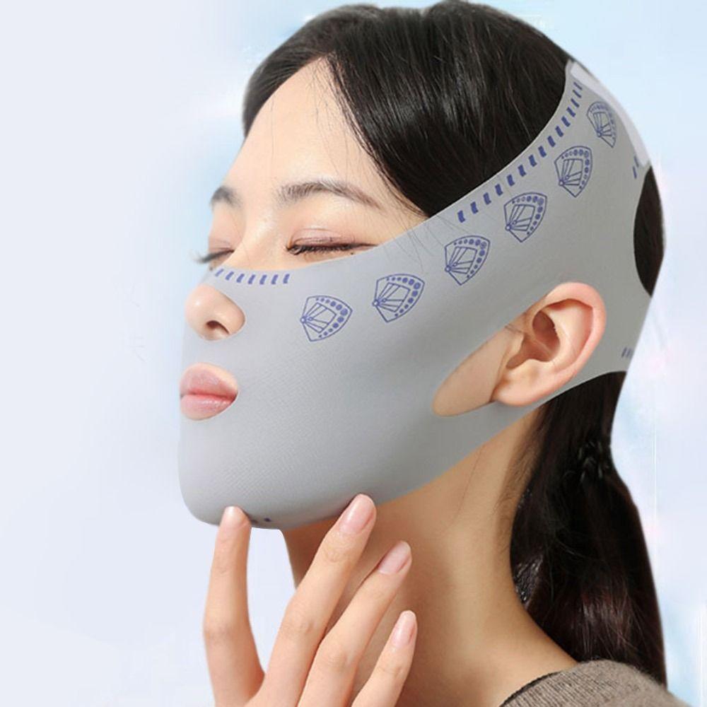Adjustable Face Sculpting Sleep Mask Breathable Slimming Strap Lifting Tightening Mask Skin Care Elastic V Line Shaping Mask