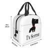 Scottie Dog Love Hearts Scottish Terrier Insulated Lunch Bag for Women Kids Portable Food Boxes Thermal Lunch Box Tote