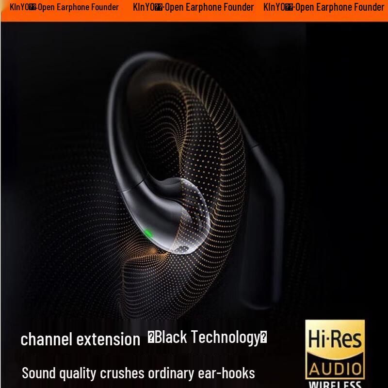 Jin Yun AiR8 True Wireless Clip-On Bone Conduction Earphones