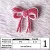 Small Cute Bow Embroidery Iron-On Cloth Patch for DIY Clothing & Accessories