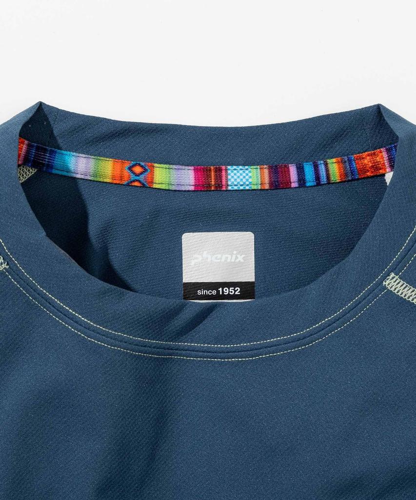 Phoenix Crew Neck Long Sleeve in Blue Green Men's T-Shirt (PH5300)