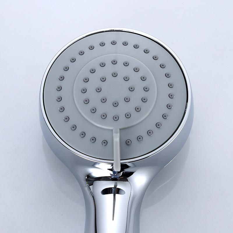 High-Pressure Handheld Shower Head with 3 Spray Modes, Detachable Shower Head with Adjustable Arm Polished Chrome Finish