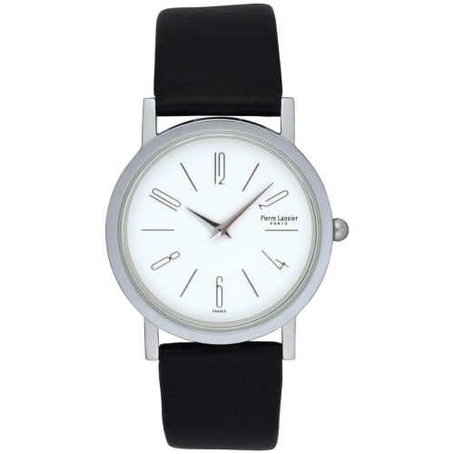 

Pierre Lannier Men s Monotone Watch, White, P015B303, Officially Imported
