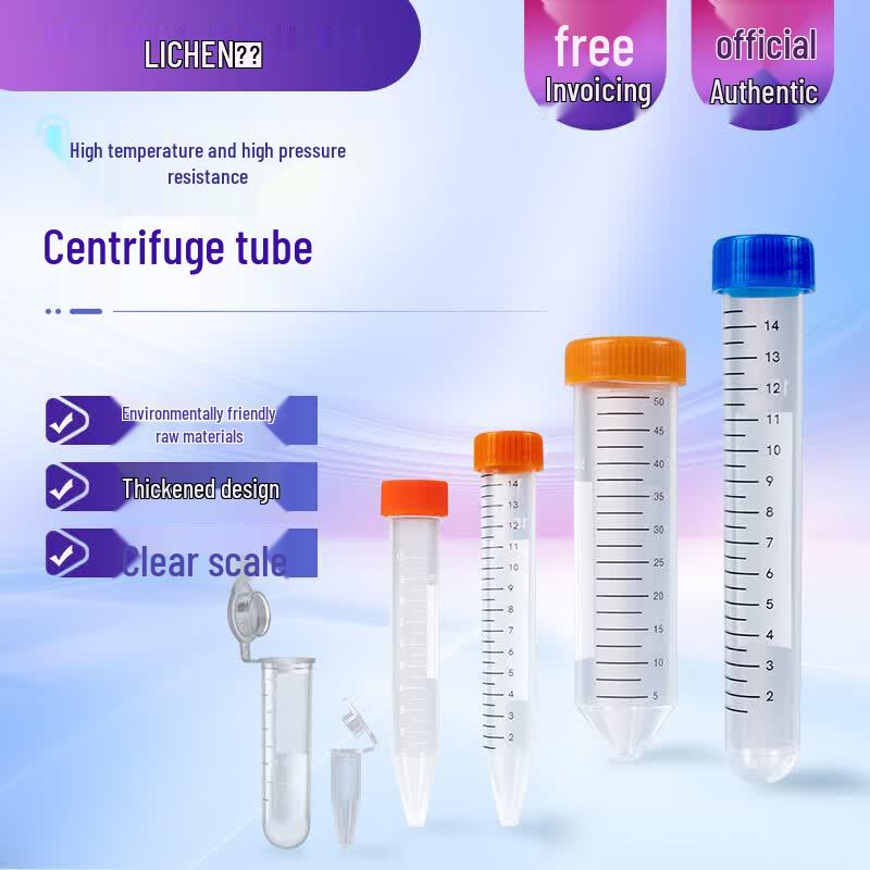Lichen 50ml PP Conical Centrifuge Tubes with Screw Cap