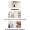 Ice Shaving Machine With Detachable Parts 420 Stainless Steel Blade Dishwasher Safe Ice Crusher For Dessert