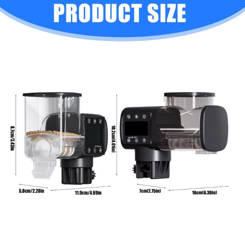 Digitaler Fischfutterspender Zeitschaltuhrgesteuertes Automatisches Fütterungsgerät Für Aquarien Und Fischtanks Fütterungszubehör