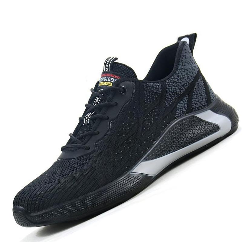 Fashion Fashion Safety Shoes Men Boots Puncture Proof Work Shoes Sneakers Steel Toe Shoes Male Work Boots Construction Work Footwear