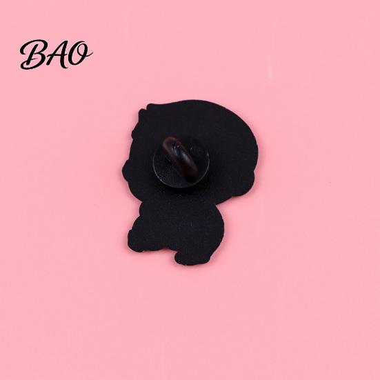 Cartoon Monkey Badge Brooch Pin, Enamel Design Lapel Bright Color Outfit with Wear-resistant Standard Safety Lightweight Accessory for Clothes