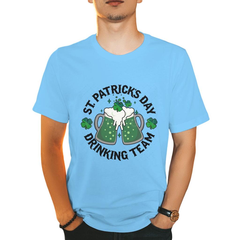 St Patricks Day Drinking Team Tshirt Funny Irish Drinking Team Unisex Tshirts Happy Go Lucky Green Beer Unisexs Clothes