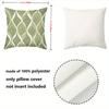 Retro Olive Green Geometric Wave Throw Pillow Covers Pattern Cushion Cover Suitable For Sofa Bedroom Car Pillow Cover