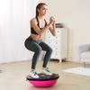 26" Half Exercise Ball Trainer Yoga Balance Stability Ball Resistance Band