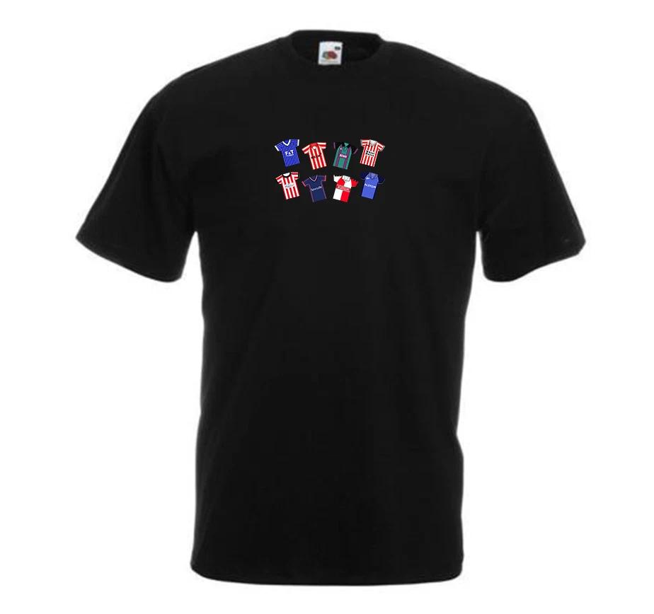 Lincoln City Retro Kits Black T-Shirt Adult tshirt Great Gift Classic Kits 2XL