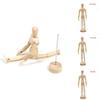 Wooden Human Artist Manikin Drawing Model Unisex Male Female Sketching Tool