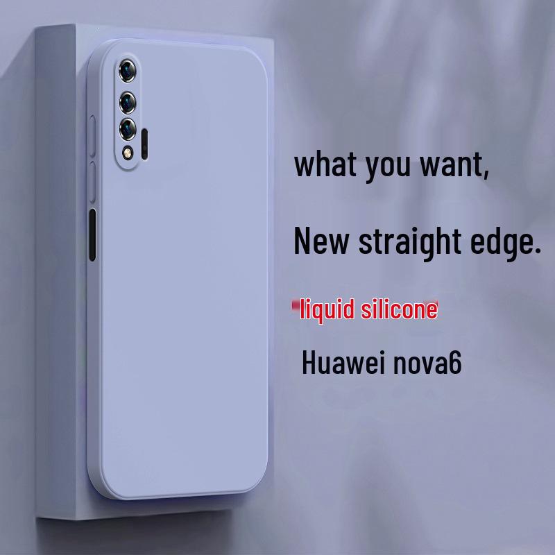 Compatible Huawei Nova 6 5G Silicone Case (WLZ-AN00)