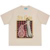Sir Loin Steak Ritter Lustiges Meme T-Shirt Unisex Unisex Mode T-Shirt Sommer Kurzärmelig Locker Lässig Baumwolle Übergroße T-Shirts