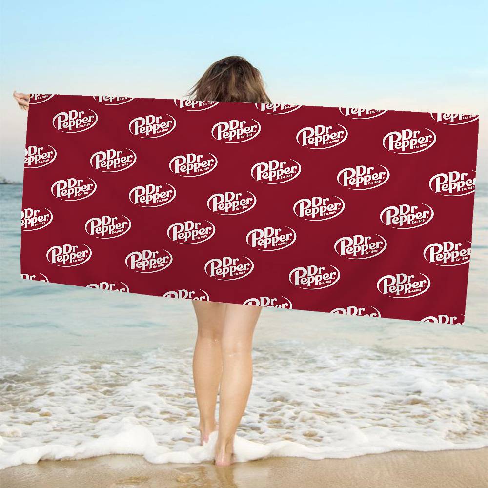 D-Dr P-Peppers Microfiber Printed Beach Towel Mountain Climbing Yoga Beach Swimming Running Absorbent Soft Towel