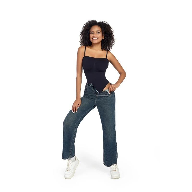 

Боди с открытыми плечами, корректирующее фигуру для женщин, контроль живота, тренажер для талии, стринги, формирователь тела, утягивающее белье, корсет, колумбийские корсеты M