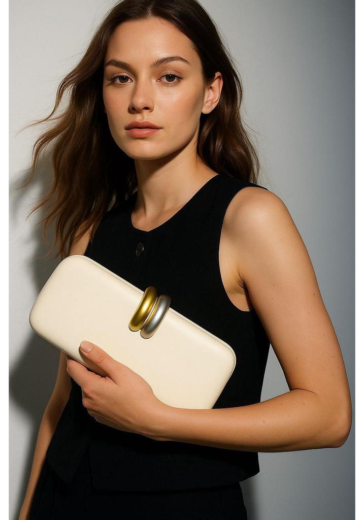 Pochette in PU Stile Europeo e Americano: Borsa a tracolla e a spalla versatile da sera
