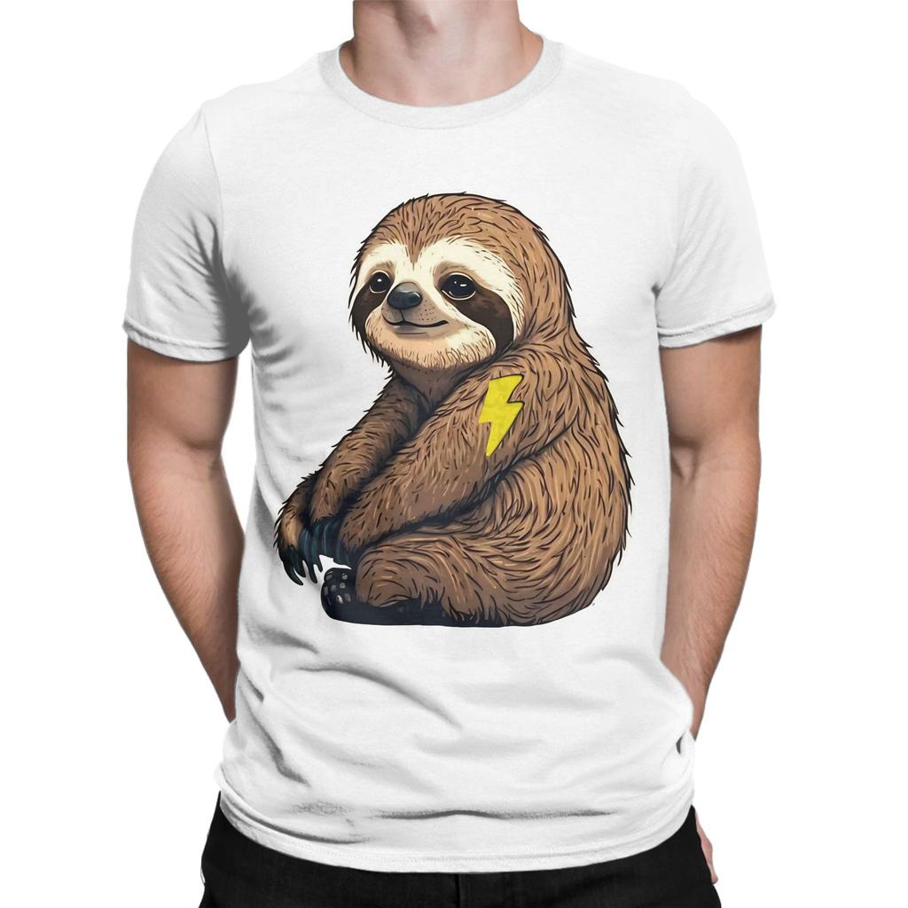 Sloth Flash Funny 100 Cotton Tshirt Sloth Flash Tops Tees For Unisex