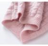 100% Pure Cashmere Plaid Neck Warmer - Thick, Warm, Knitted Scarf